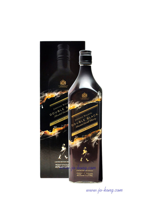 約翰走路Johnnie Walker  DOUBLE BLACK 火焰限定版 1L 1