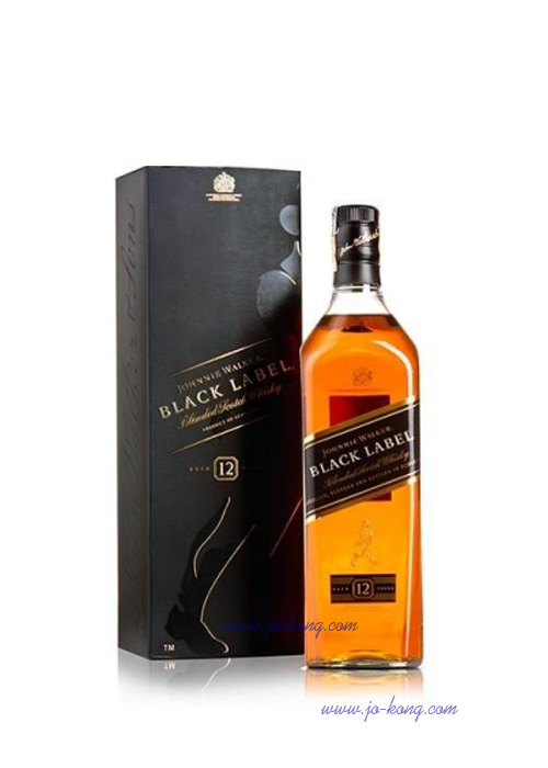 約翰走路Johnnie Walker黑牌12年 1L 1