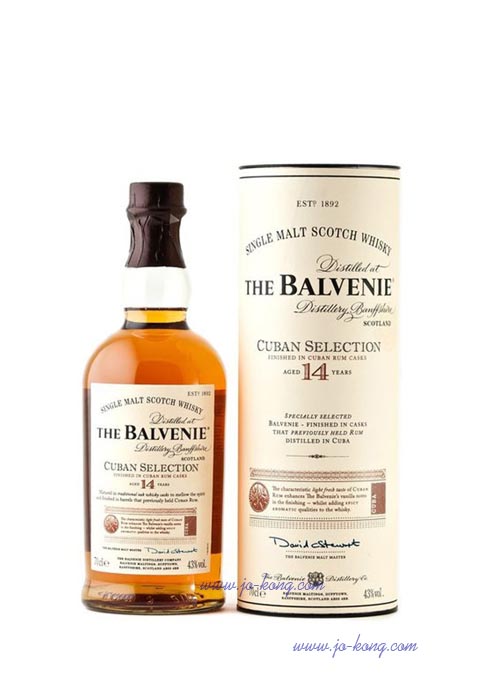 百富The Balvenie加勒比海蘭姆桶14年 1