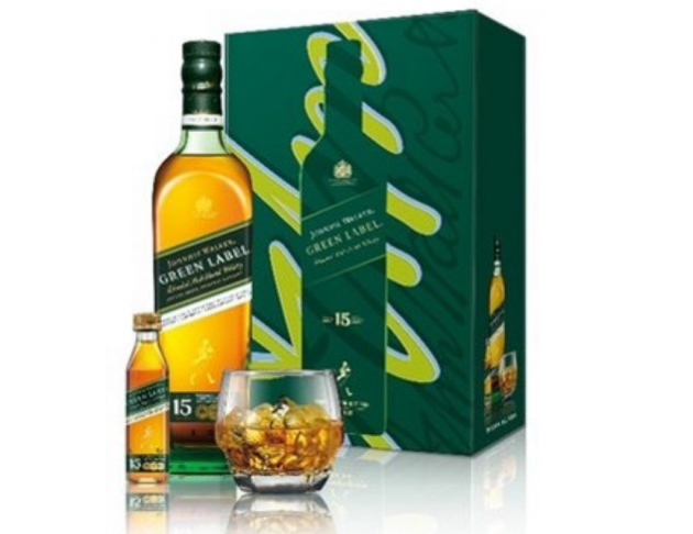 約翰走路Johnnie Walker綠牌15年 威士忌禮盒(2023) 1